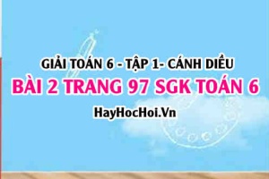 Giải bài 2 trang 97 Toán 6 Tập 1 SGK Cánh Diều
